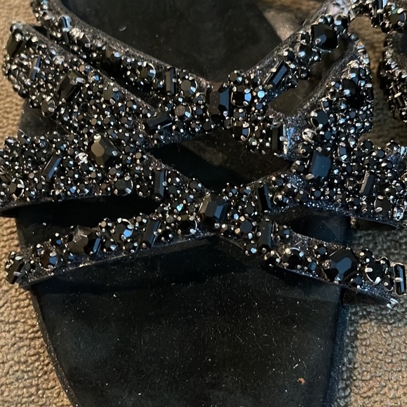 Vince Camuto Sizes 12 M Katia Sandal Black shoes (TD) - Picture 4 of 11